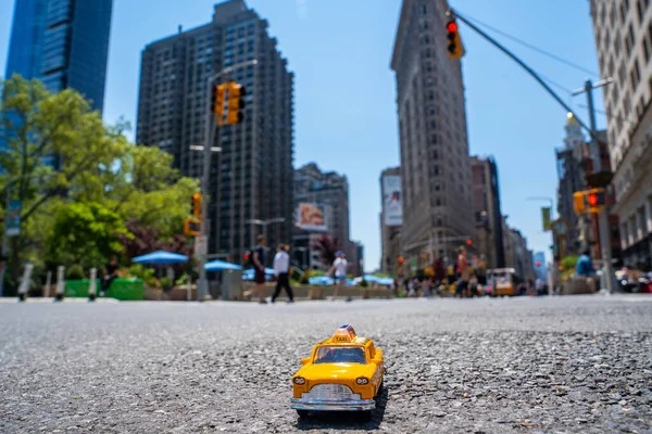 New York City Usa Május 2019 Sárga New York Taxi — Stock Fotó