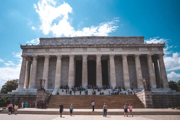 Waszyngton Waszyngton Maja 2019 Pomnik Lincolna National Mall Waszyngtonie Lincoln — Zdjęcie stockowe