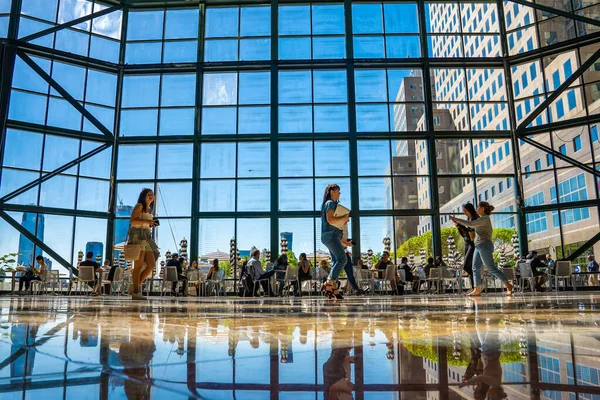 New York City Maj 2019 Winter Garden Del World Financial — Stockfoto