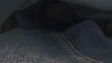 Makro kot kumaş yana kayıyor. Tekstil.