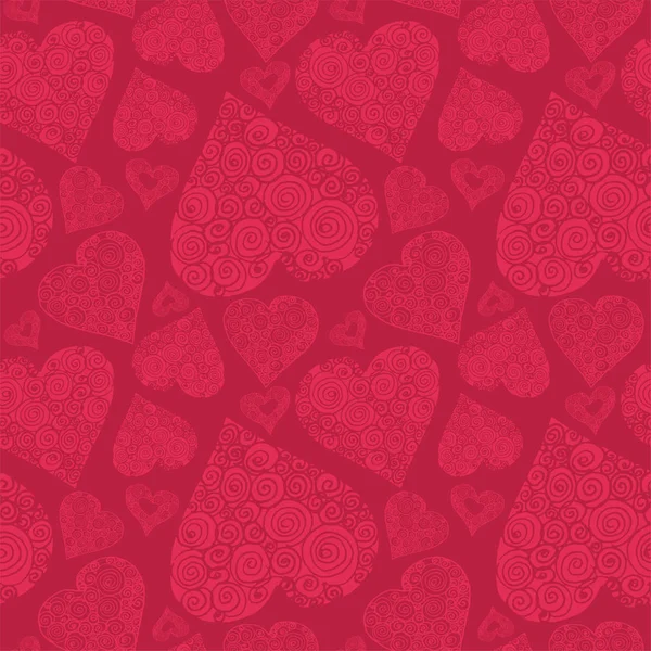 Happy Valentines day seamless pattern — Stock Vector