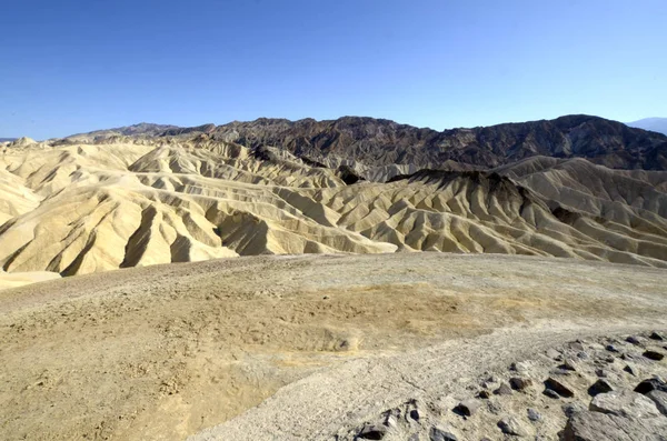 Earth\'s crust and badlands in the death valley national park