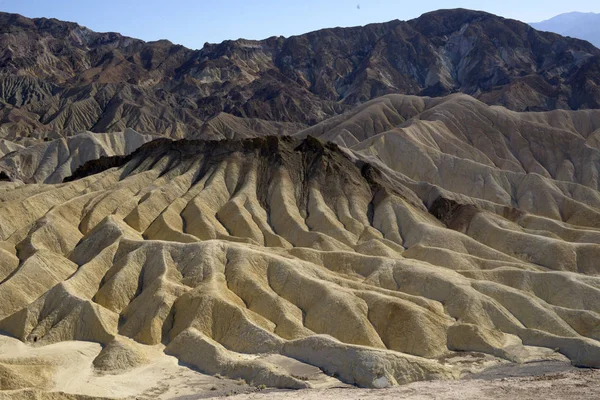 Earth\'s crust and badlands in the death valley national park