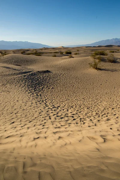 Resa Västra Usa Death Valley Sanddyner — Stockfoto