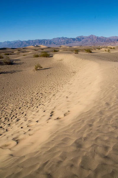 Resa Västra Usa Death Valley Sanddyner — Stockfoto