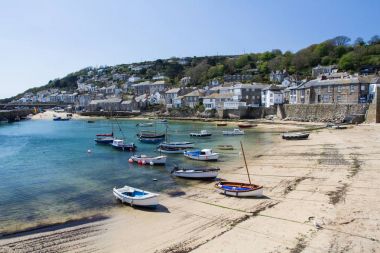 Mousehole Cornish balıkçı köyü