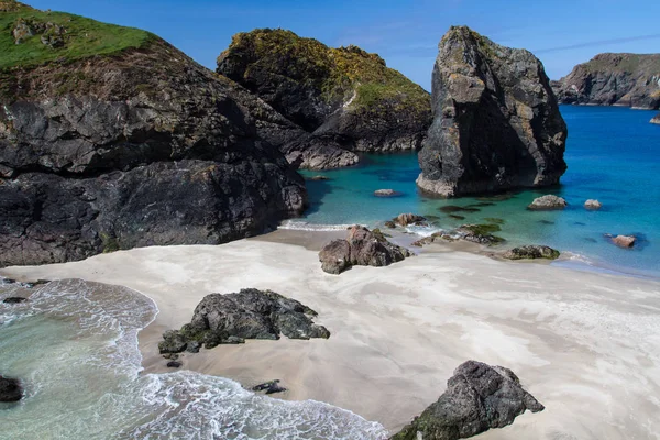 Kynance Cove Cornwall İngiltere'de