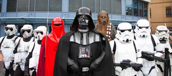 Darth Vader Dan Stormtroopers — Stok Foto