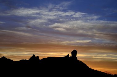 Renkli gün batımı, Gran canaria