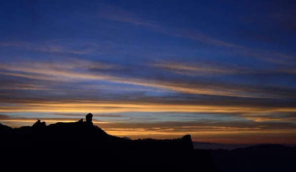 Amazing sunset, Canary islands — Stock Photo, Image