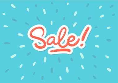 Satılık vektör yazı kartpostal splash etkisi ile