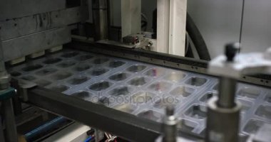Polimer paket tesisat oluşturun. Plastik üretimi için gıda depolama.