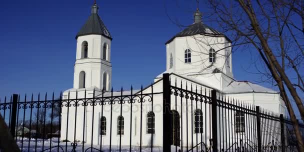 Invierno ciudad provincial rusa de Voronezh — Vídeos de Stock