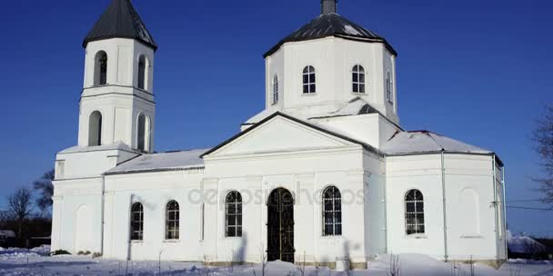 Ryska provinsiella staden Voronezj i vinter — Stockvideo
