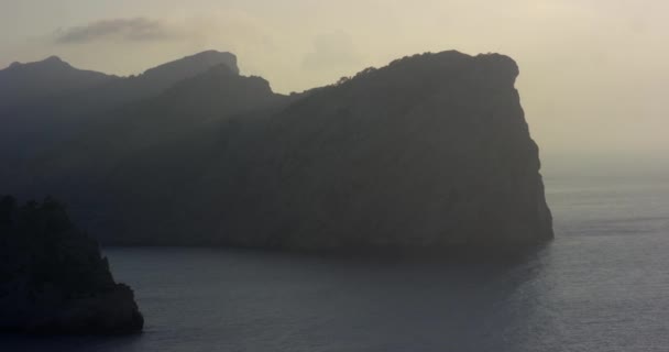 Cap Formentor Mallorca España vista increíble, 4K ultra alta definición — Vídeo de stock