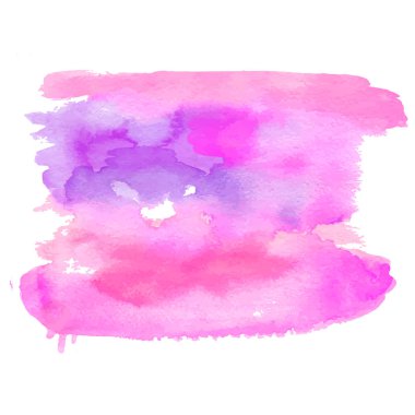 Vektör suluboya renkli fırça arka plan dokusu