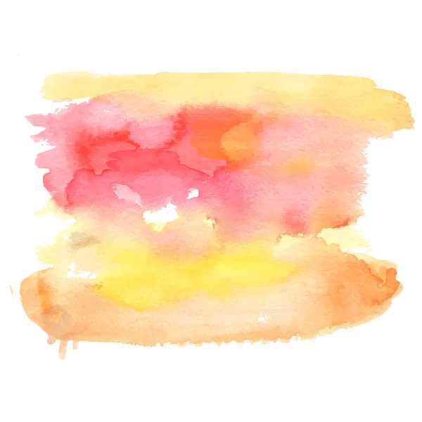 Vetor aquarela colorido escova fundo textura —  Vetores de Stock