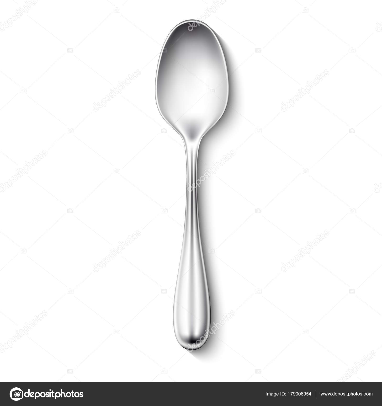 Download Realistic vector spoon mockup isolated — Stock Vector © IrinaBelokrylova #179006954
