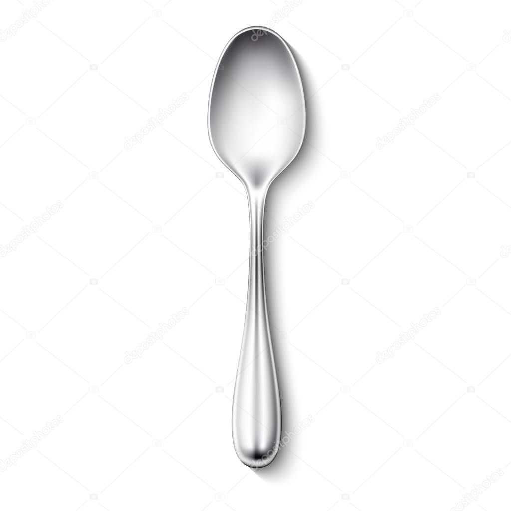 Realistic vector spoon mockup isolated — Stock Vector © IrinaBelokrylova #179006954