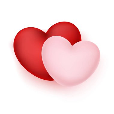 Vektör gerçekçi Kalpler