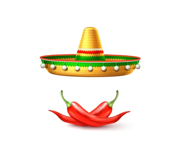 Vektor cinco de mayo mexikói fél plakát banner — Stock Vector