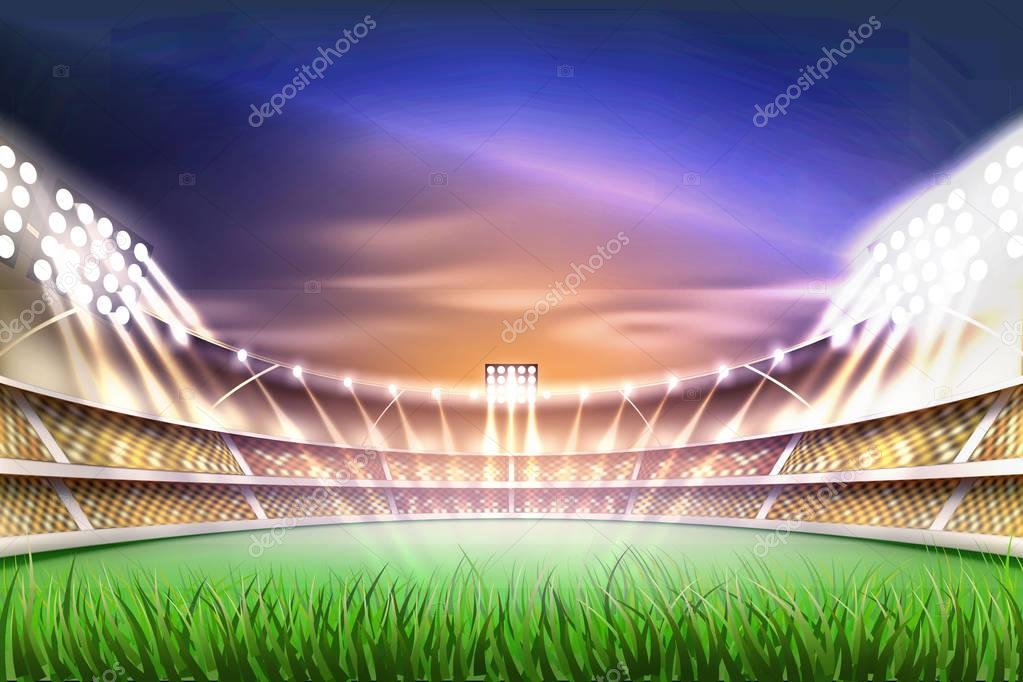 矢量现实足球足球体育场背景 — 图库矢量图像© IrinaBelokrylova 189738412