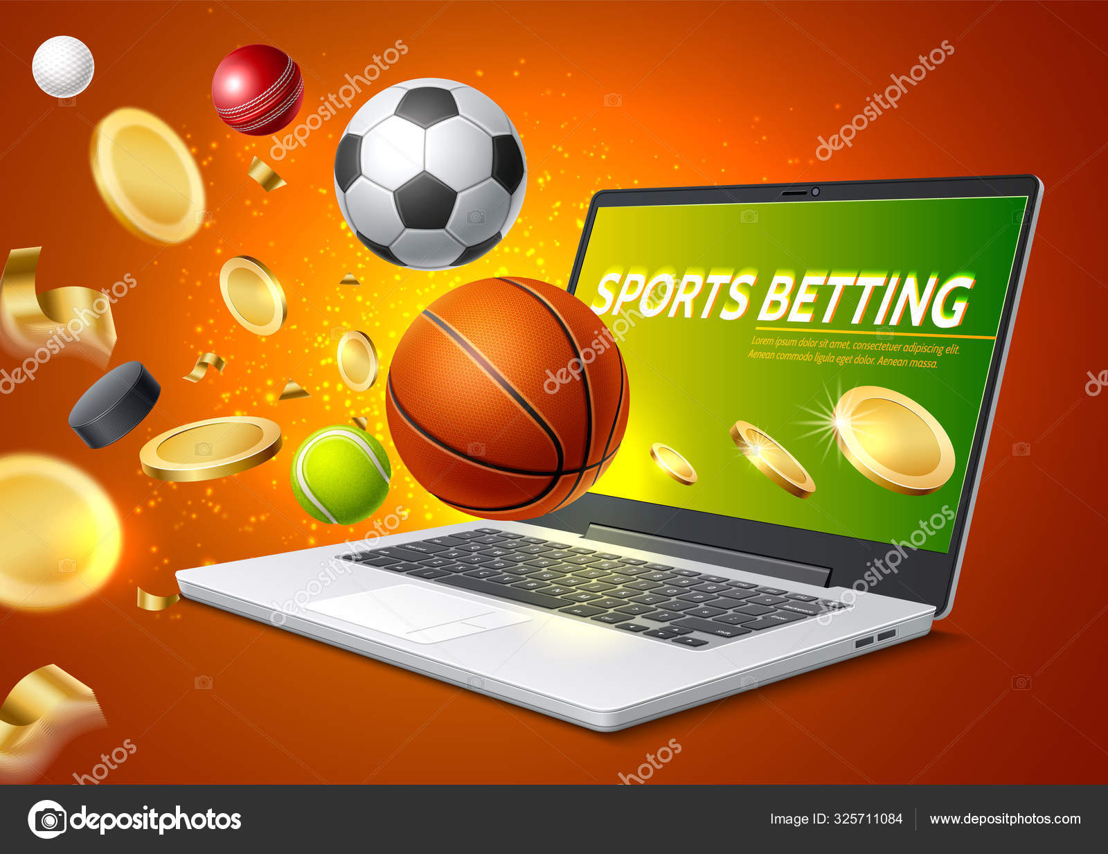 Conceito de aplicação esportiva de apostas on-line jovem com