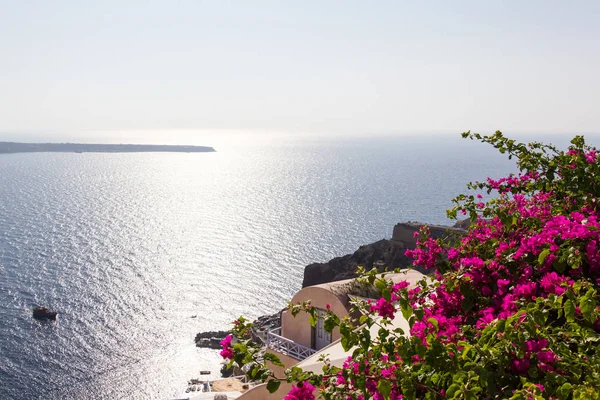 Santorini landmark weergave — Stockfoto