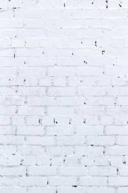 Beyaz tuğla duvar