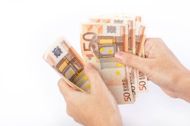 50 euro banknot tutmak el