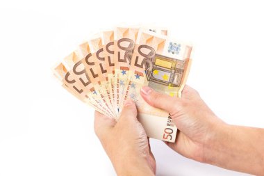 50 euro banknot tutmak el