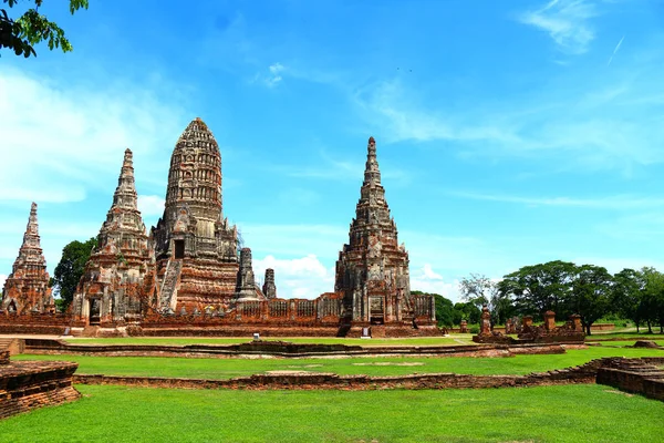 Lugar antigo no parque histórico de ayutthaya — Fotografia de Stock