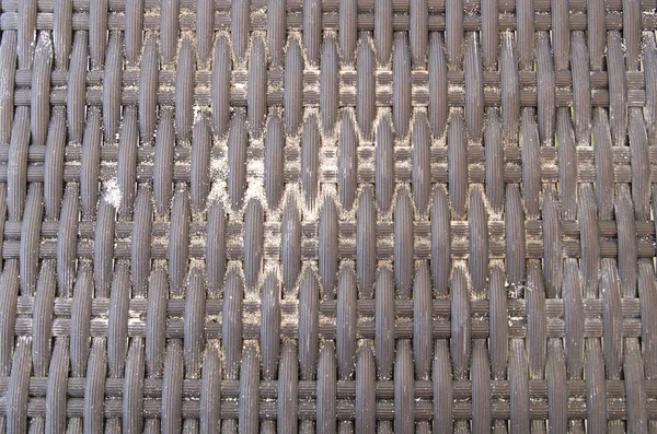 Brown close up of a basket weave background — Stock Photo, Image