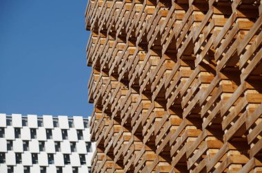 ahşap cephe modern bakış açısı