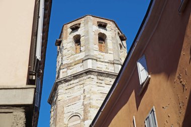 Ortaçağ mimarisi ve uzun boylu towers de San Gimignano, bölge Toskana, İtalya