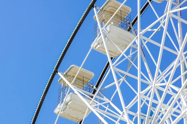 Vista inferior de una rueda de hurón girando hacia abajo — Foto de Stock