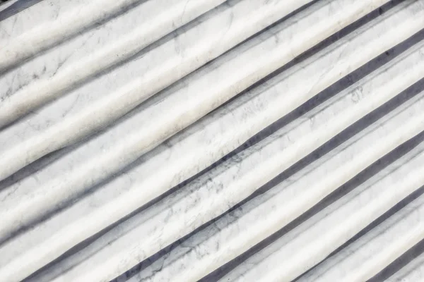 Curvilinear marble detail . Top view of modern architecture detail.