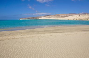 Kanarya Adaları, İspanya Sotavento Fuerteventura Beach'de,