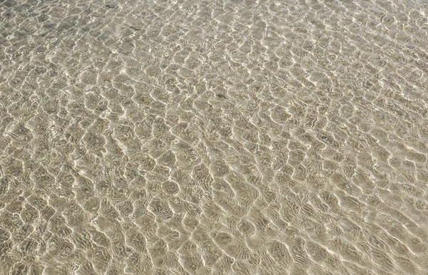 Temiz su üzerindeki Rüzgar kum alt yukarıda. Kum güneş ışınları dalgalar ,