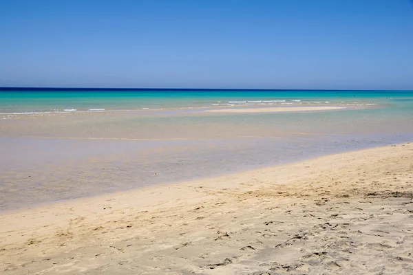 Spiaggia di Jandia Risco el Paso Fuerteventura alle Isole Canarie di Spagna — Foto Stock
