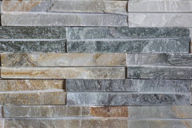 Tuğla, seramik duvar koyu gri tonlu desen tasarımı