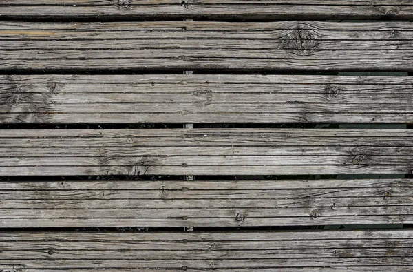 木製の桟橋のクローズ アップ。散歩に木の板 — ストック写真