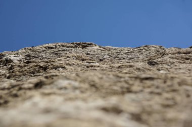 Eski ve pis kaya veya taş doku, doğa arka plan kadar yakın .