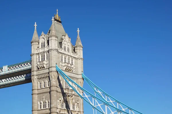 Tower Bridge Londen Verenigd Kingtom Zonnige Dag — Stockfoto