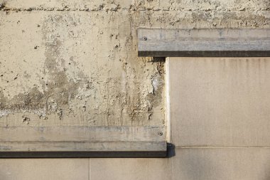 Soyut grunge duvar yüzeyi. eski kağıt dokusu. sıkıntılı ve endüstriyel arka plan tasarımı. kirli ayrıntı tahıl desen