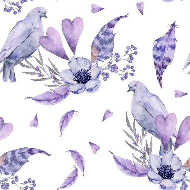 Arka plan düğün. Seamless modeli. 