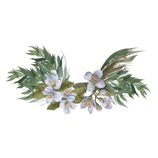 Paskalya çerçevesi. Beyaz bir arkaplanda izole edilmiş.