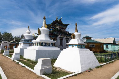 Ana Budist tapınağı Rusya yürümek