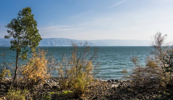 Noon on the sea of Galilee — Stock Photo, Image