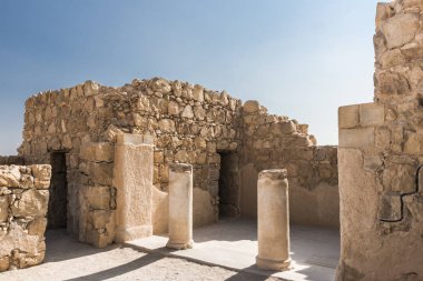 Bir kulede Masada kalesi kalıntıları